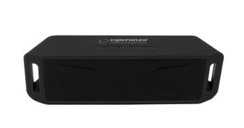 ESPERANZA Ep126KK Altavoz BT FM Folk Black y Negro Micrófonos, Polipropileno, Multicolor, H 23.6