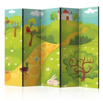 Biombo - A Path To A Magical Castle Ii (225x172 Cm)