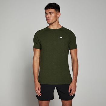Camiseta de manga corta Performance para hombre de MP - Verde militar jaspeado - XL