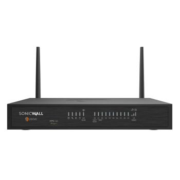 Cortafuegos SonicWall TZ280 2,5 Gbit/s VPN 1,2 Gbit/s Alámbrico