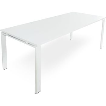 Mesa Marco Abierto. 190x60 Cm. Blanco.