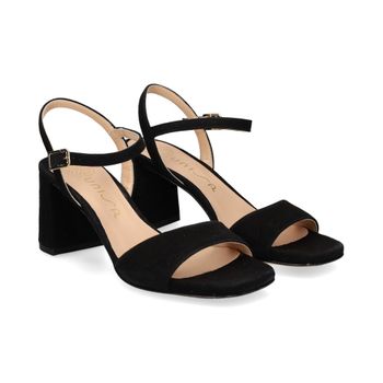 Unisa Sandalias Con Tacón Mujer - Negro Talla 38