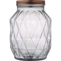 bote en vidrio transparente de 29 l