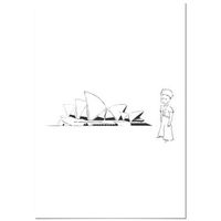 cuadro de aluminio el principito sidney 70x100cm