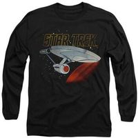 star trek camiseta manga larga enterprise para mujer