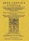 arte poetica espanola  ed facsimil