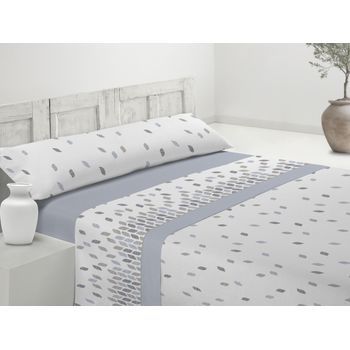 Juego De Sábanas Sedalina Invierno Spik Azul Cama 180cm Donegal Collections