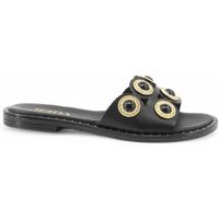 jeida chanclas ciabatte donna nero pietre j307 no-pe25 para mujer