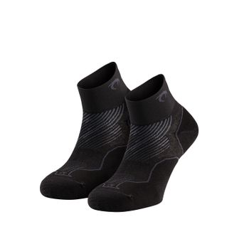 Pack 2 pares de Calcetines Lurbel para running Distance - L (43/46), Negro