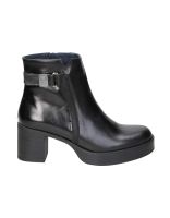 botines de piel con tacon dorking d9589 en negro 38
