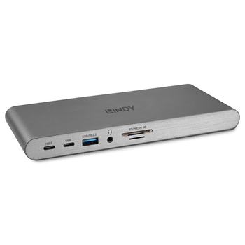 DOCKING STATION USB 3.2 TIPO C TRIPLE PANTALLA (4K) O DOBLE PANTALLA (5K) 100W PD