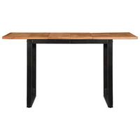 mesa de comedor  mesa de cocina 140x70x75 cm madera maciza acacia