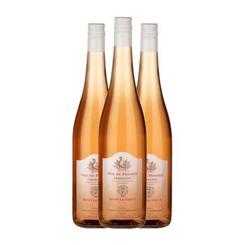 Mont Le Vieux Vino Rosado Oeil-de-perdrix Joven 75 Cl 12.5% Vol. (pack De 3 Unidades)