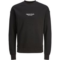 jack  jones jersey 12248198 jorvesterbro sweat crew neck pls black para hombre