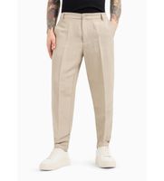 ax armani exchange para hombre 8nzp15znfnz1724 pantalon lino beige 30 casual