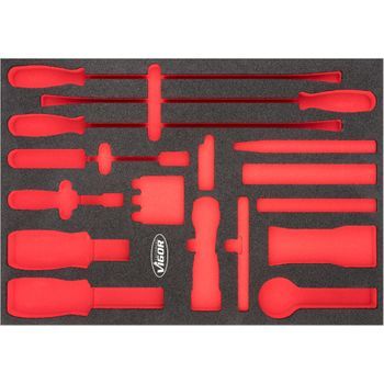 Vigor V6818-l Cubeta De Espuma Suave ∙ Vacía ∙563 Mm X 393 Mm X 35 Mm