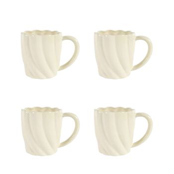 Set de 4 tazas nube crudo