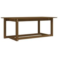 mesa de centro de diseno moderno 110 x 55 x 45 cm madera maciza de pino marron dec039472