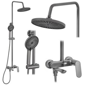 Conjunto De Ducha Rea Marco Titanium