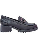 de 24 horas mocasines negros tacon mist-s negro
