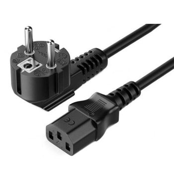 Cradia Cable Alimentación 0.5m Negro
