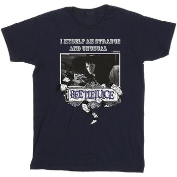 Beetlejuice Camiseta Strange And Unusual para niña