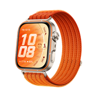 huawei watch fit 5 pro naranja nylonpantalla fullviewcristal de zafiromini-workout