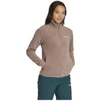 adidas polar veste en polaire 100 polyester recycle marron para mujer