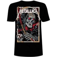metallica tops y camisetas death reaper para hombre