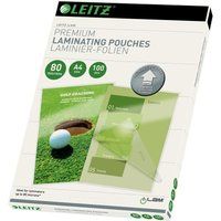 leitz ilam 80 micron a4 laminating pouches - 100 pack