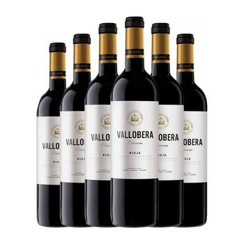 Vallobera Vino Tinto Rioja Crianza 75 Cl 14% Vol. (pack De 6 Unidades)