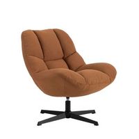 butaca giratoria  klast home moderno 77 x 86 cm - terracota