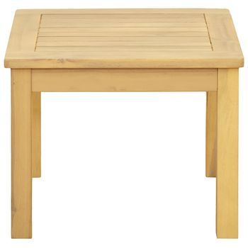 Mesa De Jardín | Mesa De Café Acacia Clara 45 X 45 X 36 Cm