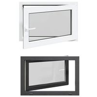 ventana de sotano oscilante y abatible risor 90 x 50 cm vidaxl