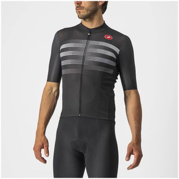 Castelli Endurance Pro Jersey - XXL - Light Black/White/Gray