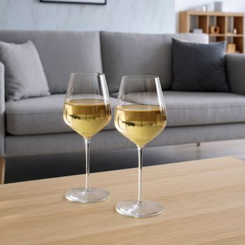 Juego de 2 copas de vino de 44 cl cristalino ultraligero y resistente