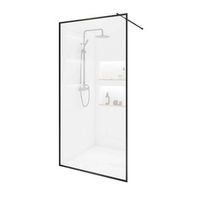 cabina de ducha esg glass baki - 80 x 200 cm marco negro
