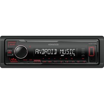 Receptor multimedia para coche Kenwood KMM-105RY Negro 1 DIN 50W