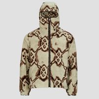 daily paper polar burned shield sherpa hoodie para hombre