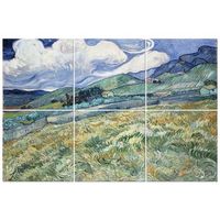 legendarte - panel decorativo multiple vista desde saint-remy - vincent van gogh cm 100x150 6 paneles