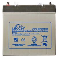 agm sealed deep cycle battery 12v 55ah  lug term