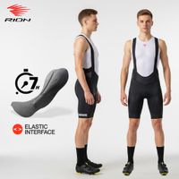 rion-pantalones cortos con pechera para ciclismo para hombre medias para bicicleta de carretera interfaz elastica original italiana paris hp almohadilla profesional para hombre ropa de montana 7h