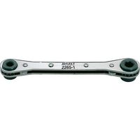 hazet 2265-1 carraca reversible para puntas de destornillador bits r hexagono hueco 14 pulgadas 63 mm hexagono hueco 516 pulgadas 8 mm r 140 mm