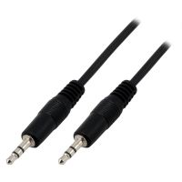 cable de audio mcl jack 35mm macho a macho 5 m negro