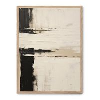 cuadro art with black lines vi