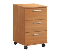 cajonera 3 cajones buc color cerezo 42x68x35 cm