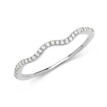 Anillo de filigrana de plata 925 con circonita