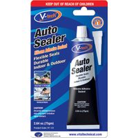 v-tech black silicone sealant 75g
