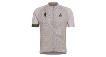 Maillot de manga corta odlo performance corse   beige verde