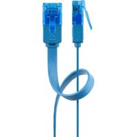cable de red goobay 96306 cat6a uutp 1 m azul
